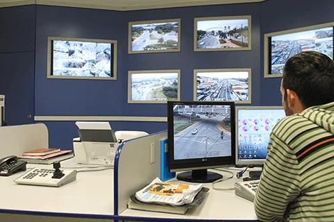 Central de Controle e Operações ganha novas câmeras para monitorar o trânsito