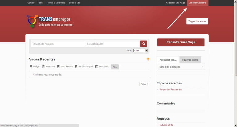 Site “Transempregos” reúne vagas