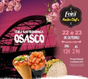Feira Master Chefs Osasco acontece neste fim de semana