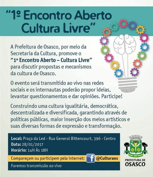 Em caso de chuva, o encontro será na Escola de Artes / Foto: Reprodução