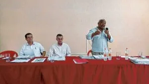 “Se nós não estivermos organizados, essas propostas de reformas vão passar”, alertou José Elias de Gois, do Cissor / Foto: Leandro Conceição