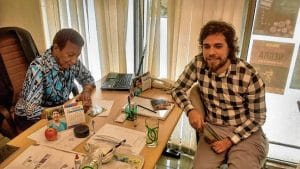 O secretário de Cultura de Osasco, Gustavo Anitelli, se reuniu na terça-feira, 14, com a deputada estadual Leci Brandão (PCdoB), e anunciou que ela conseguiu recursos importantes para investir em ações culturais no município / Foto: Divulgação
