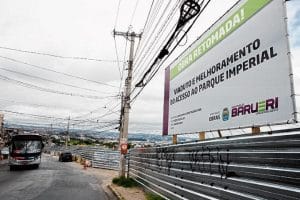 O viaduto no Parque Imperial terá cerca de 180 metros de extensão / Foto: Divulgação