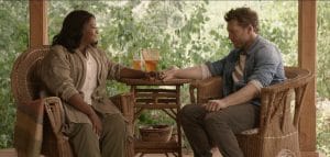 O longa traz uma visão peculiar da Santíssima Trindade: Deus é uma mulher negra, Jesus mostra-se como um hippie e o Espírito Santo tem o rosto de uma jovem asiática / Foto: Reprodução