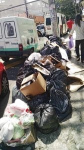 Coleta de lixo é retomada em Osasco