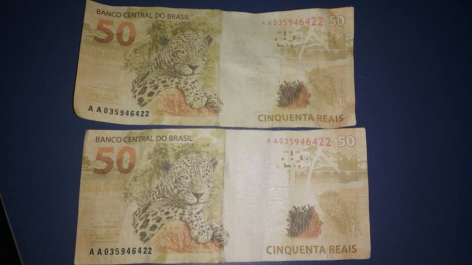 notas falsas