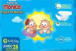 fraldas Turma da Mônica