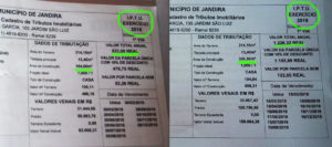 aumento do IPTU em Jandira