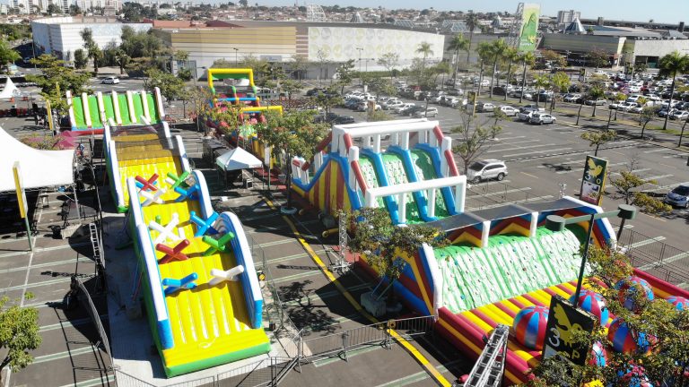 Osasco recebe a Cidade dos Infláveis, maior parque do gênero no país, a partir de sexta (30)