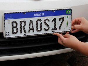 placa mercosul