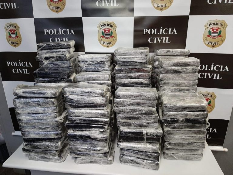 Polícia prende dupla com mais de 150 kg de cocaína em Barueri