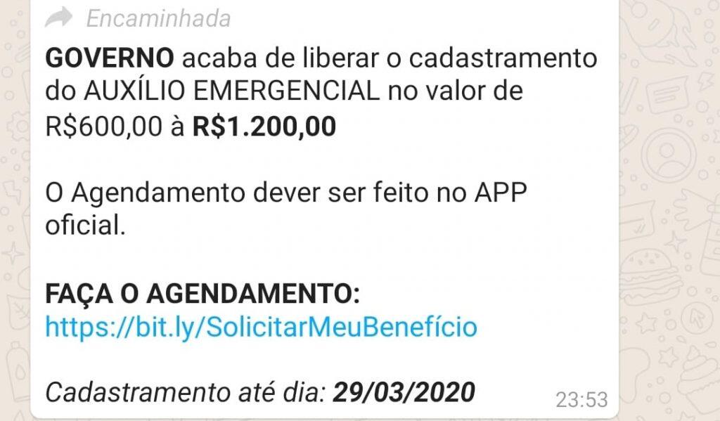 golpe auxílio emergencial