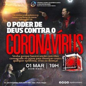 igreja promete imunização contra coronavírus