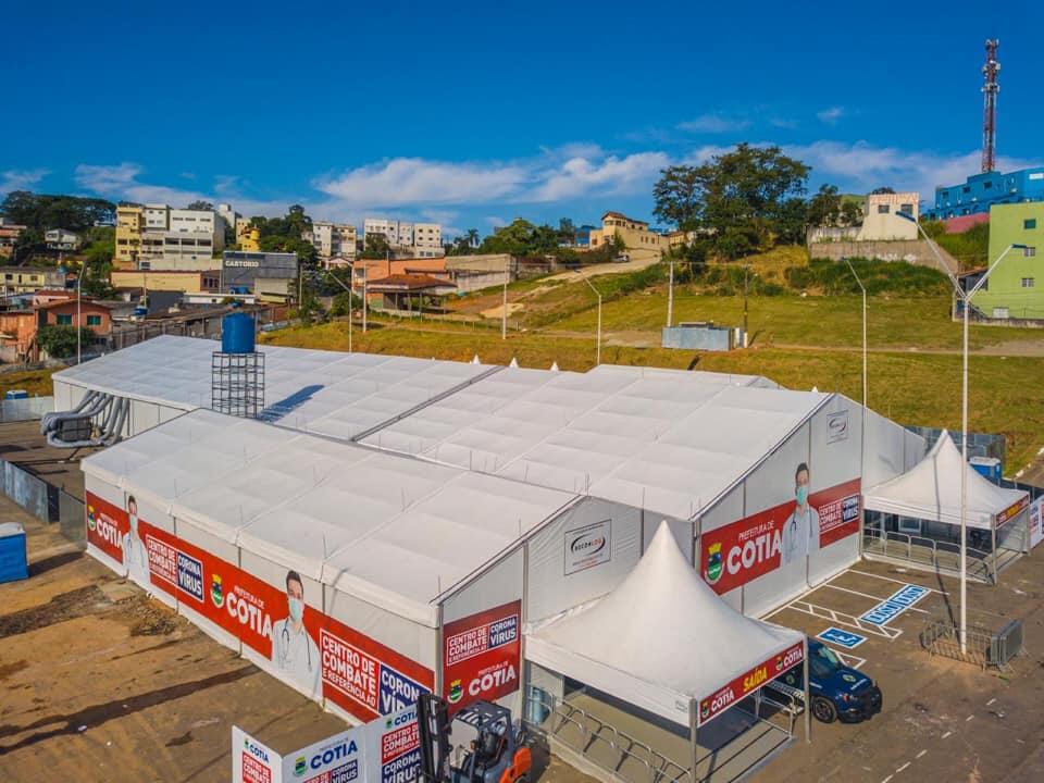 Centro de Combate e Referência ao Coronavírus de Cotia será entregue nesta segunda (6)