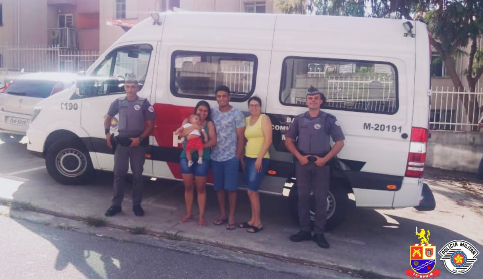 bebê salvo PM Barueri