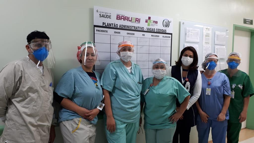 Hospital Municipal de Barueri recebe doação de 500 protetores faciais