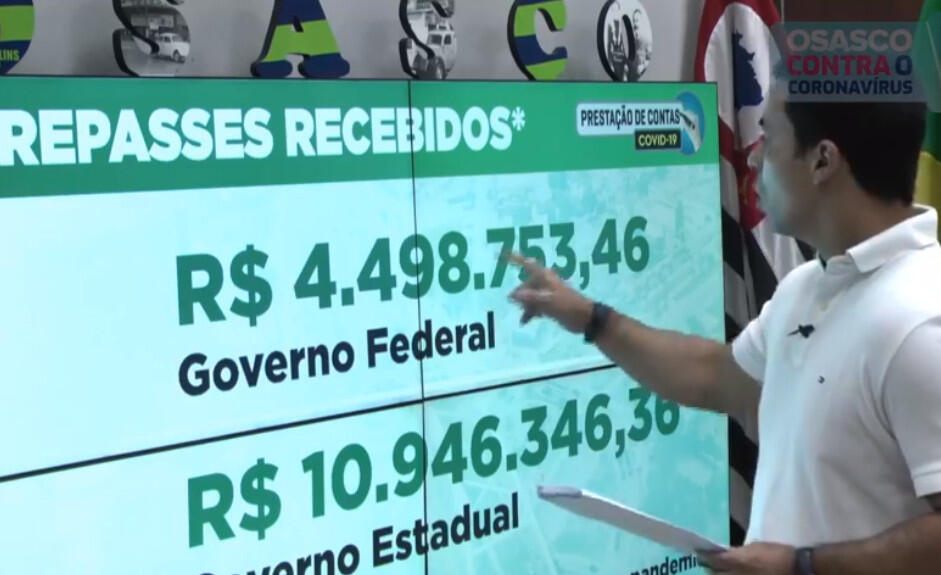 coronavírus osasco repasses hoje