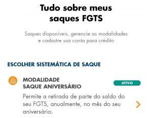 saque aniversário fgts