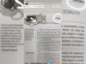 Prefeito de Osasco posta mensagem conta suicídio