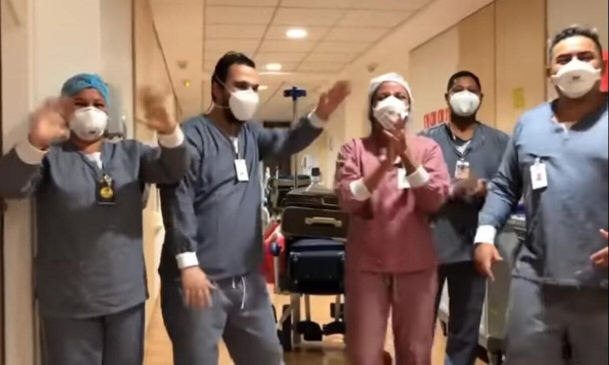 medico em barueri, ex-polegar recebe alta ao som de dá pra mim