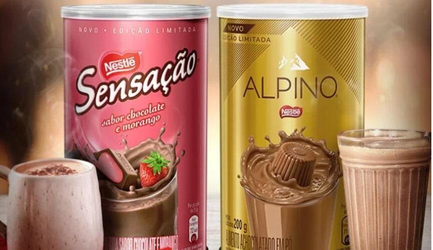 sensação e alpino nestlé