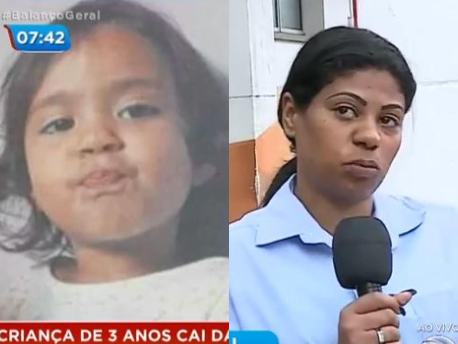 menina que morreu ao cair de prédio em Osasco