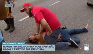saiu sem pagar detido pelo frentista