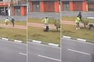 mulher agride homem em osasco