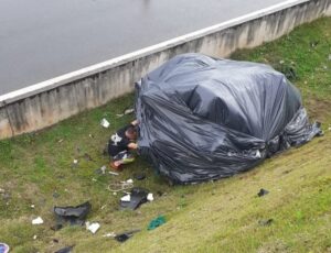 acidente virada do ano rodovia dos Bandeirantes