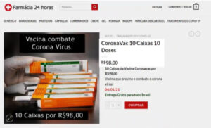 golpe anúncios falsa vacina procon-sp