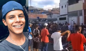 amigos prestam homenagem a jovem de Carapicuíba que morreu em acidente