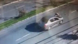 motorista atropela pm para fugir