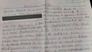 menino escreve carta para juíza
