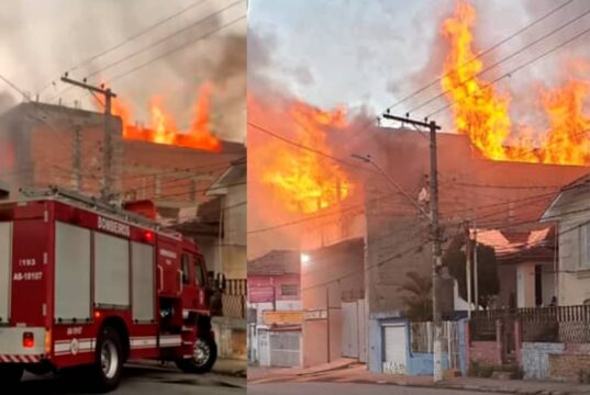 incêndio sobrado carapicuíba