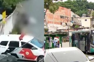arrastão ponto de ônibus osasco