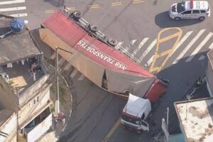 perde controle caminhão osasco