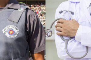 policiais médicos aumento salarial