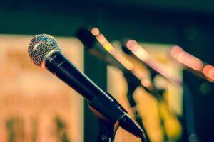 microfone canto