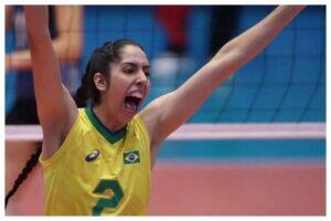 Diana Alecrim, central da Seleção