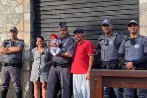 pm salva bebê engasgado itapevi