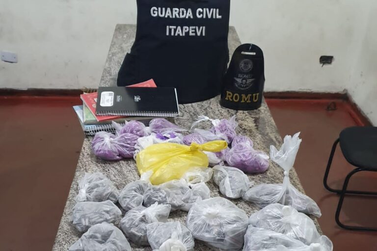 Guarda Civil de Itapevi apreende R$ 30 mil em drogas em Amador Bueno