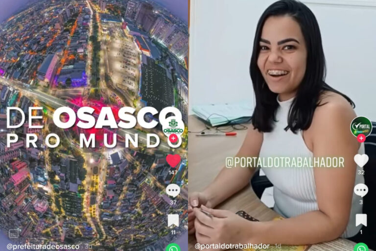 Prefeitura de Osasco agora está no Tik Tok