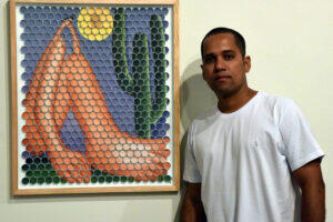 Reciclarte do artista Alfredo Borret.