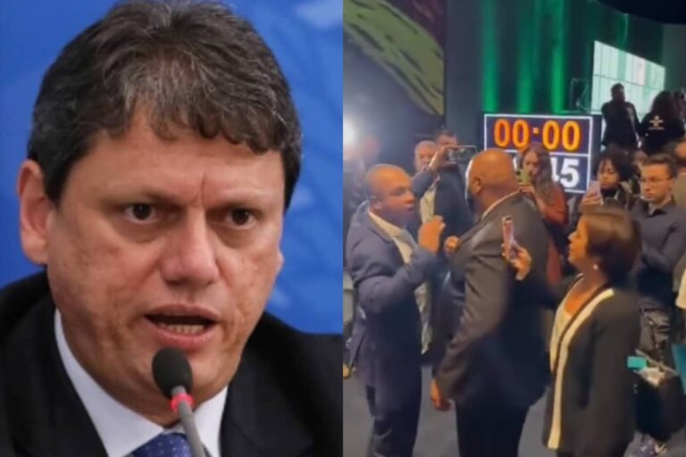 Tarcísio defende que deputado Douglas Garcia seja punido por ofender jornalista