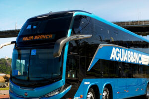 viação aguia branca ônibus