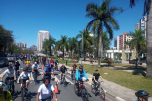 passeio ciclistico do trabalhador