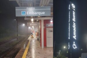 linha 8-diamante estação de trem
