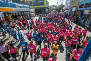 caminhada azul rosa