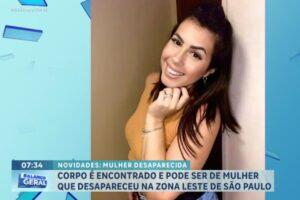 Amanda mulher desaparecida