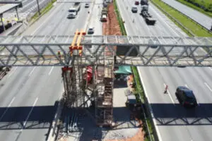 obras passarela rodoanel